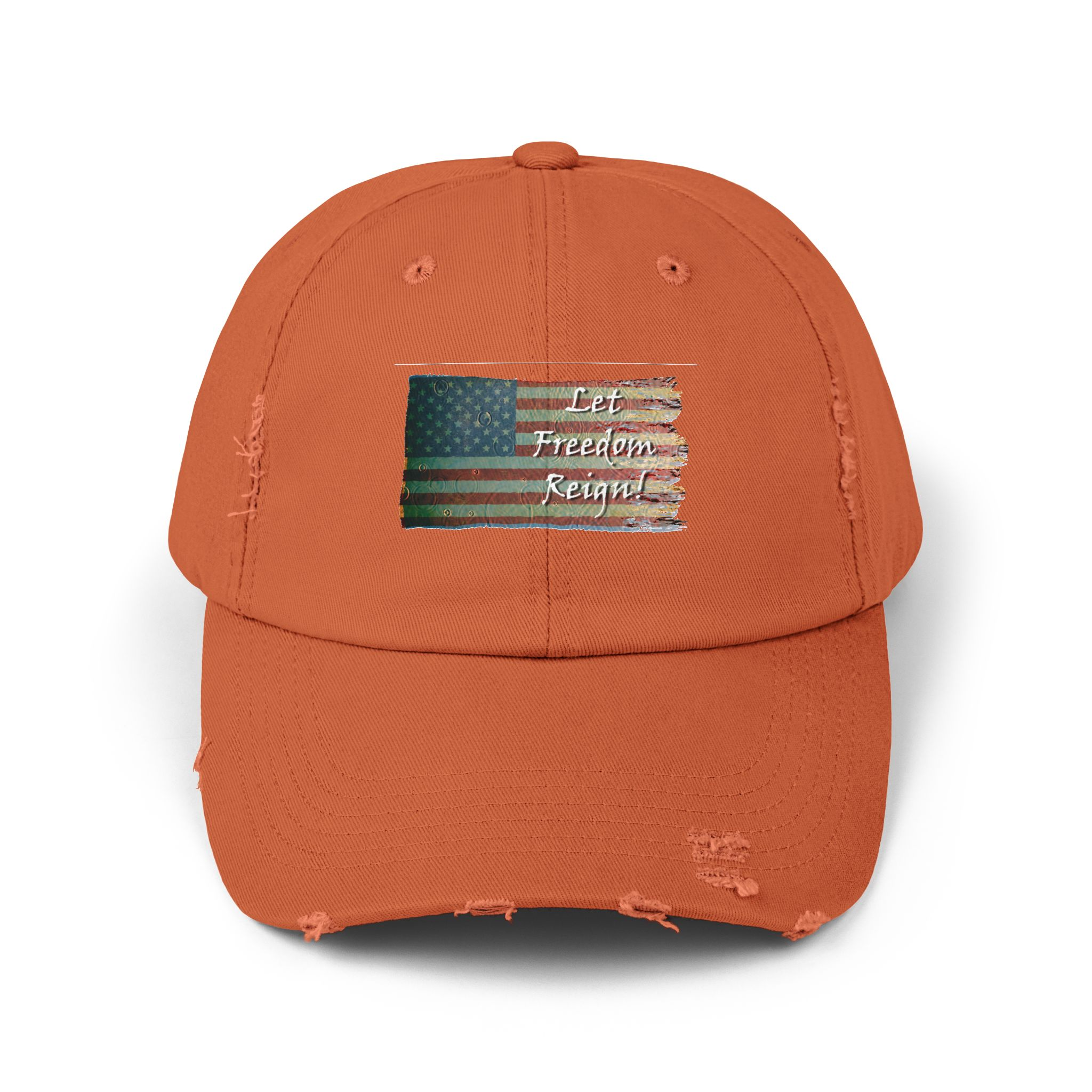Distressed Cap — Vintage Worn-Look Baseball Hat - Image 9
