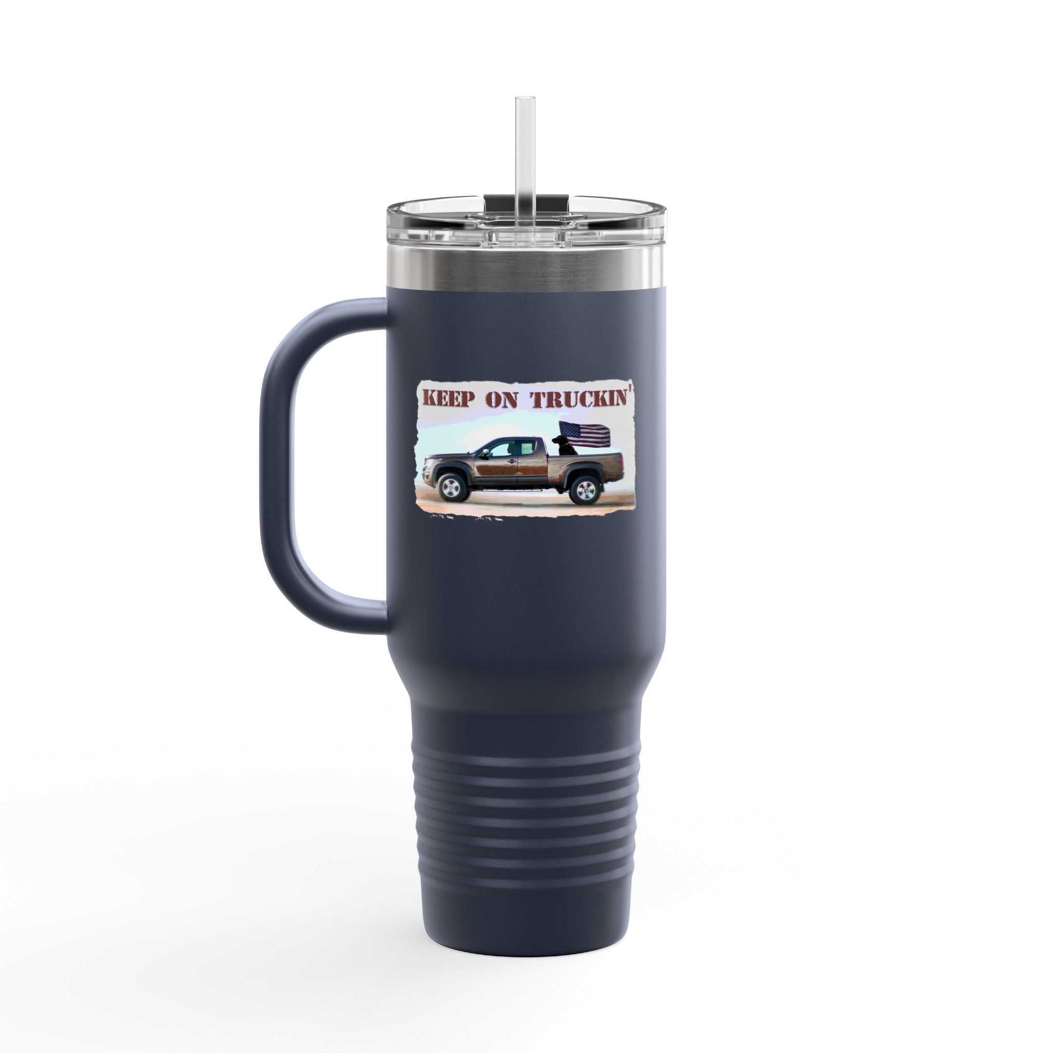 Travel Mug Keep on Truckin' Insulated 40oz - Image 8
