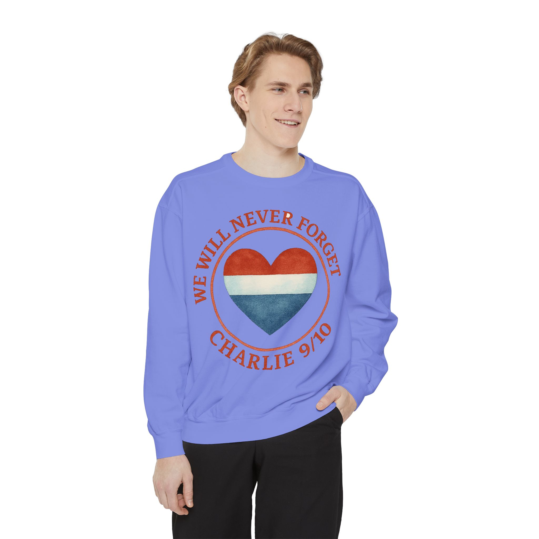Sweatshirt - Never Forget Charlie Kirk Patriotic Tribute - Image 51