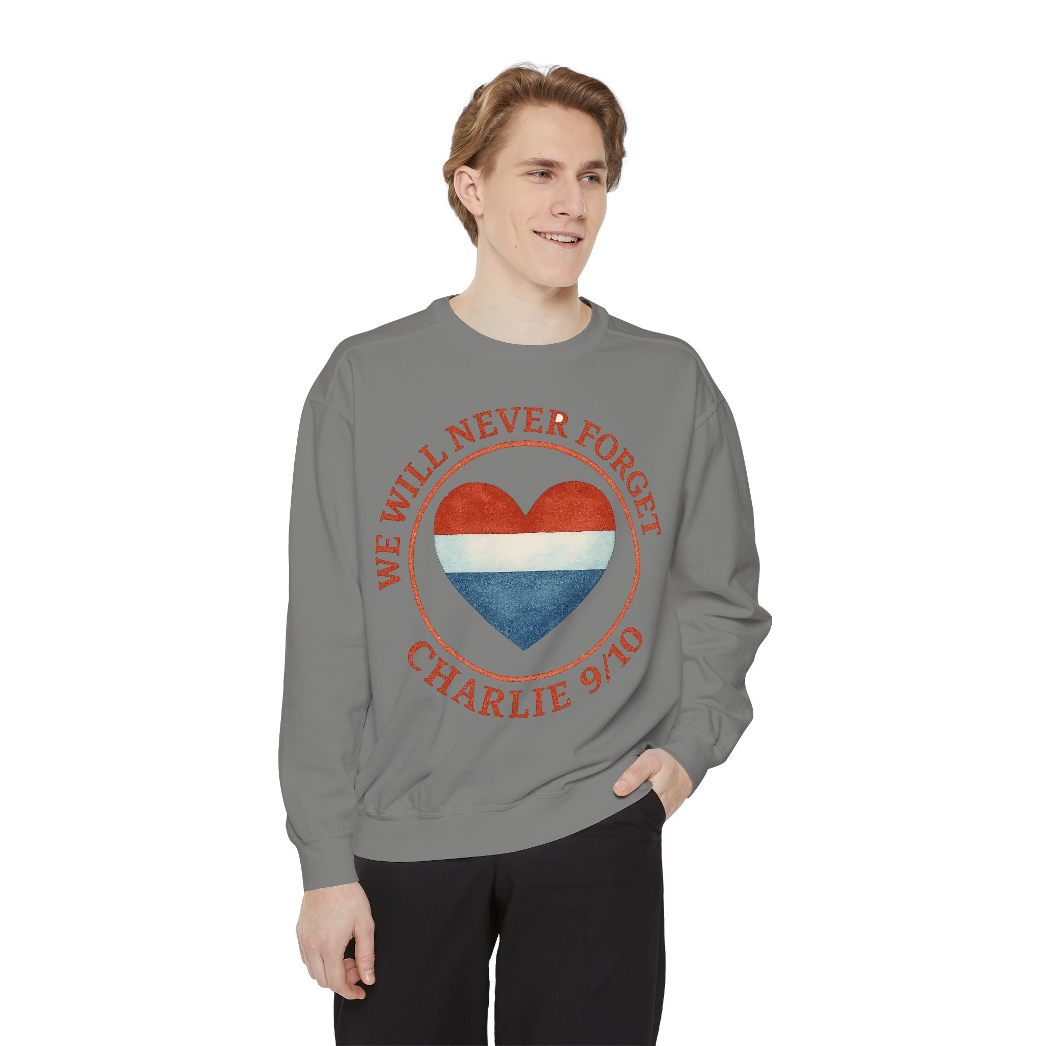 Sweatshirt - Never Forget Charlie Kirk Patriotic Tribute - Image 19