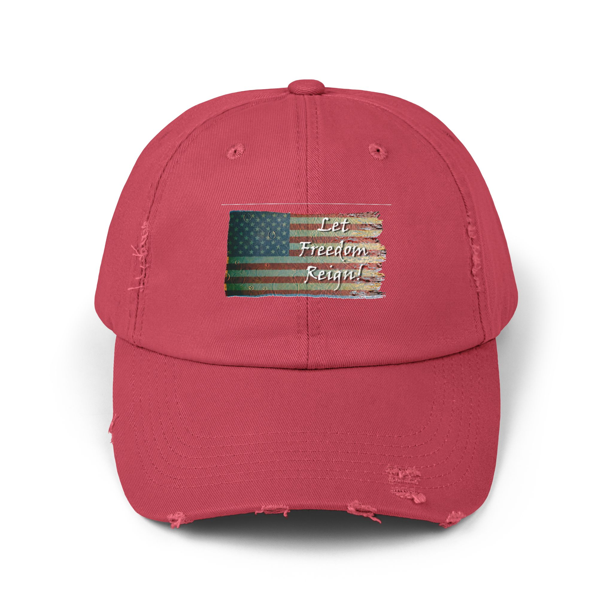 Distressed Cap — Vintage Worn-Look Baseball Hat - Image 29