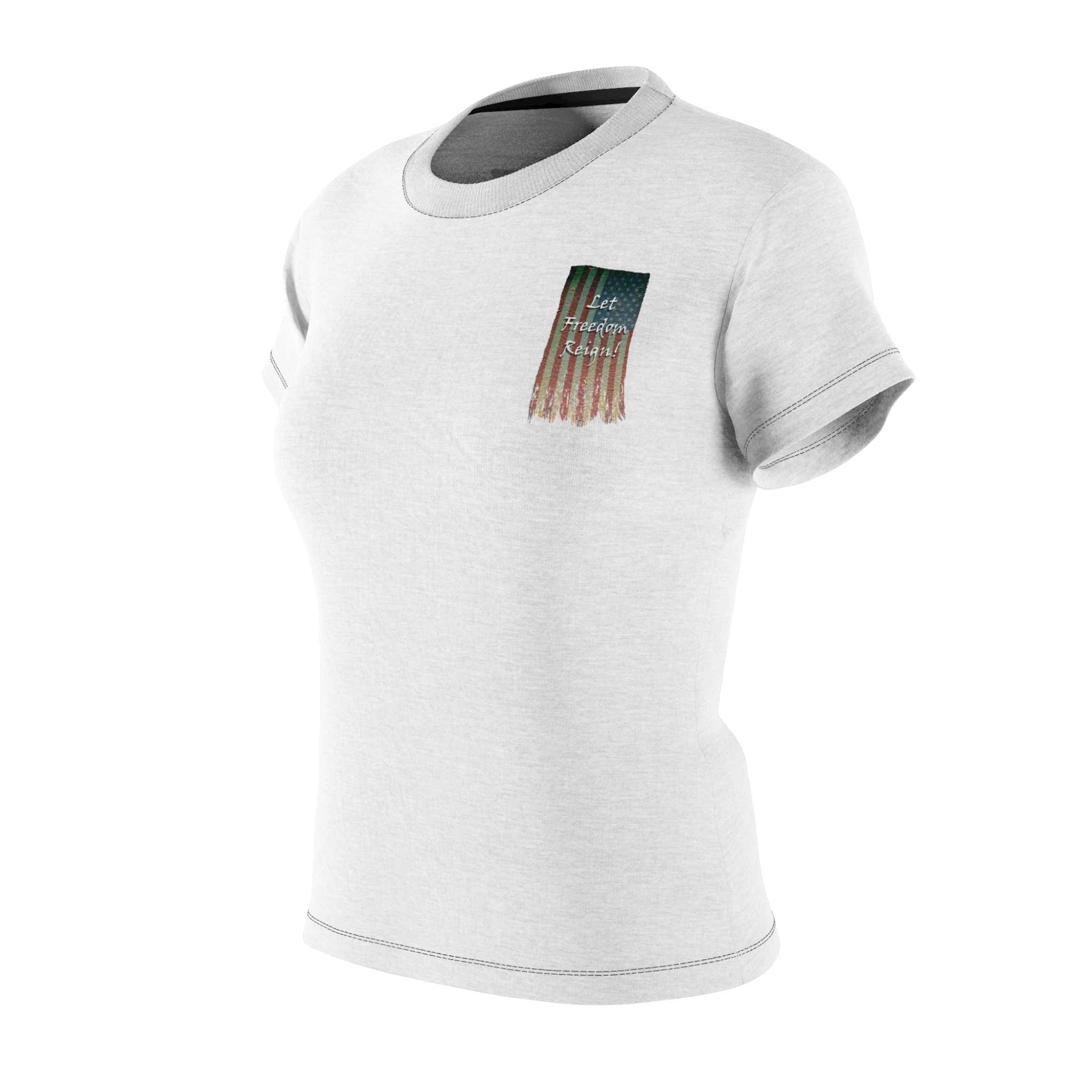 Patriotic Women's T‑Shirt — All‑Over Print USA Flag Tee - Image 4