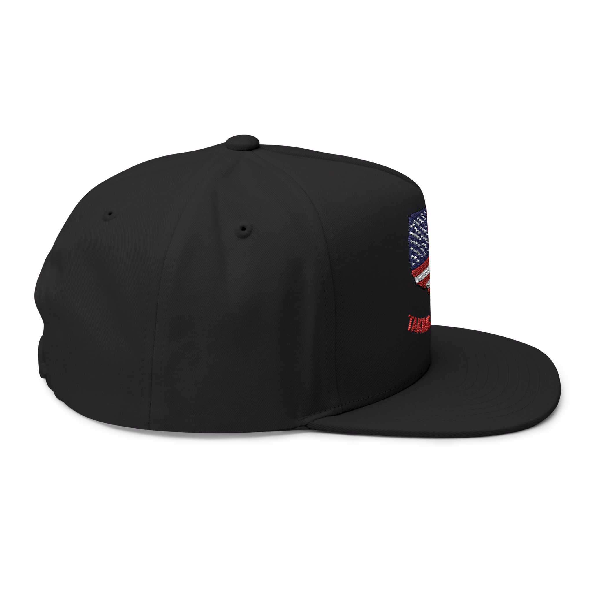 "Taking Her Back" Embroidered Flat Bill Cap - Image 4