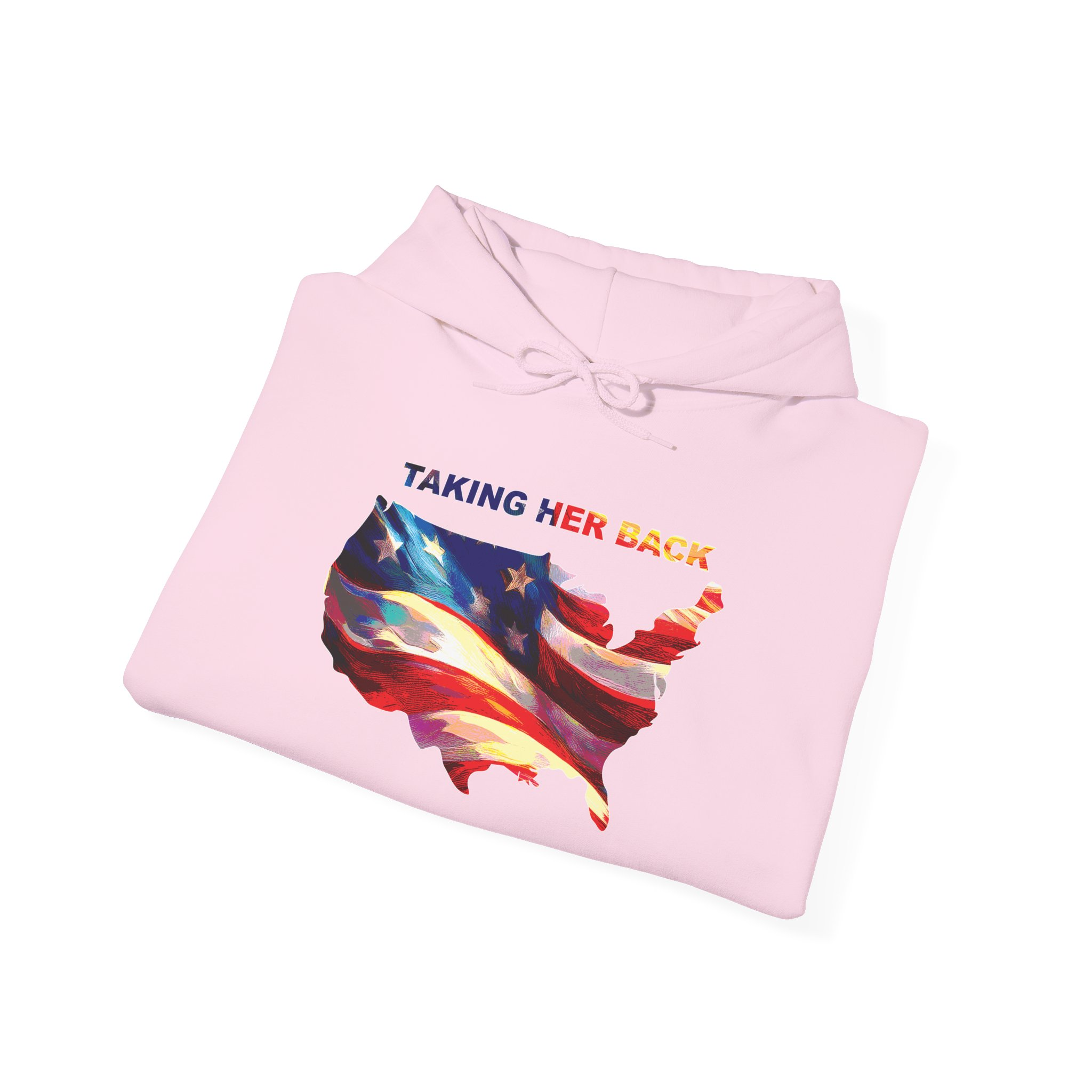 Patriotic Hooded Sweatshirt: Taking Her Back, Unisex Hoodie, American Pride Pullover, Casual Streetwear, Gift for Freedom Lovers - Image 40