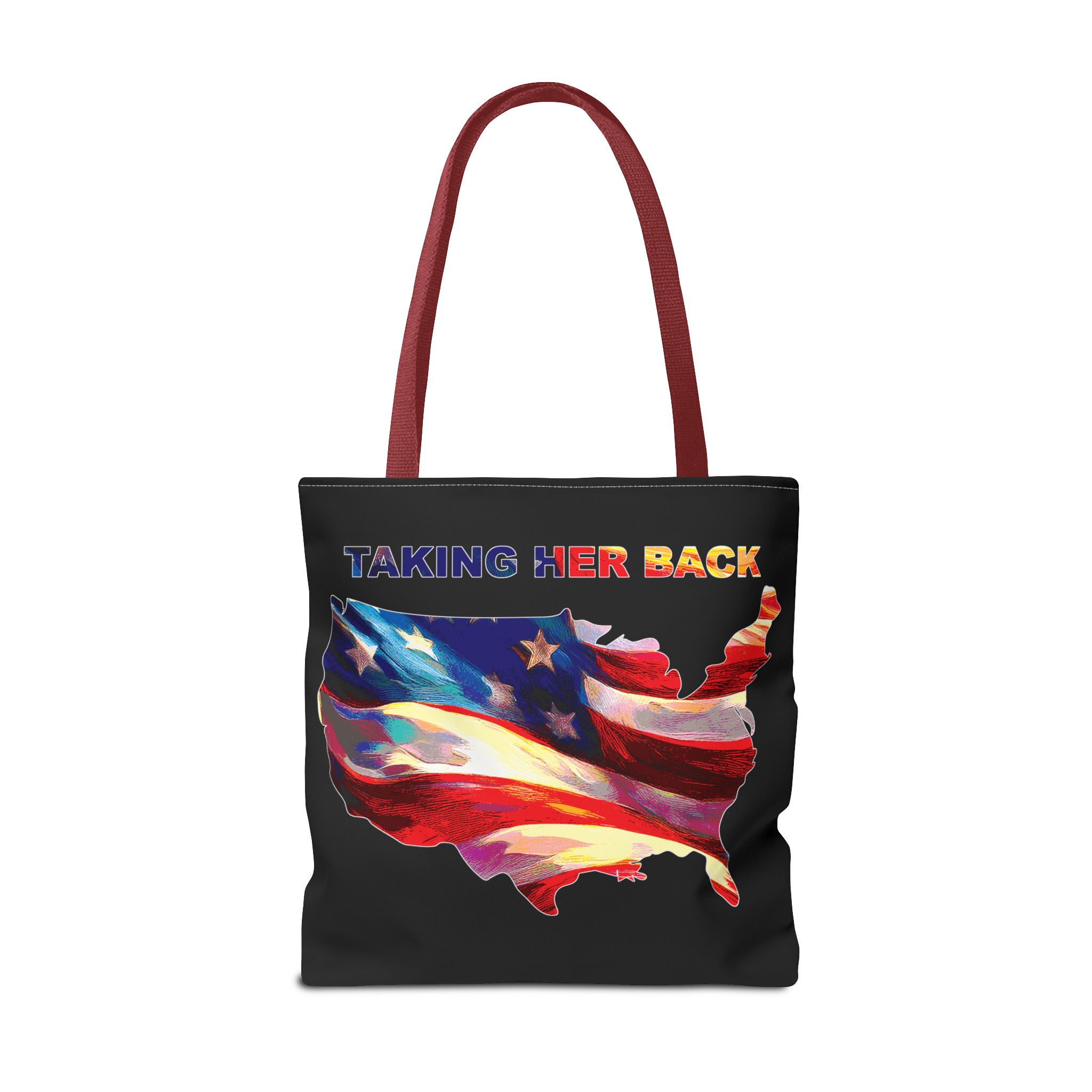 Patriotic Tote Bag - 'Taking Her Back' Design for Fourth of July and Veterans Day - Image 22