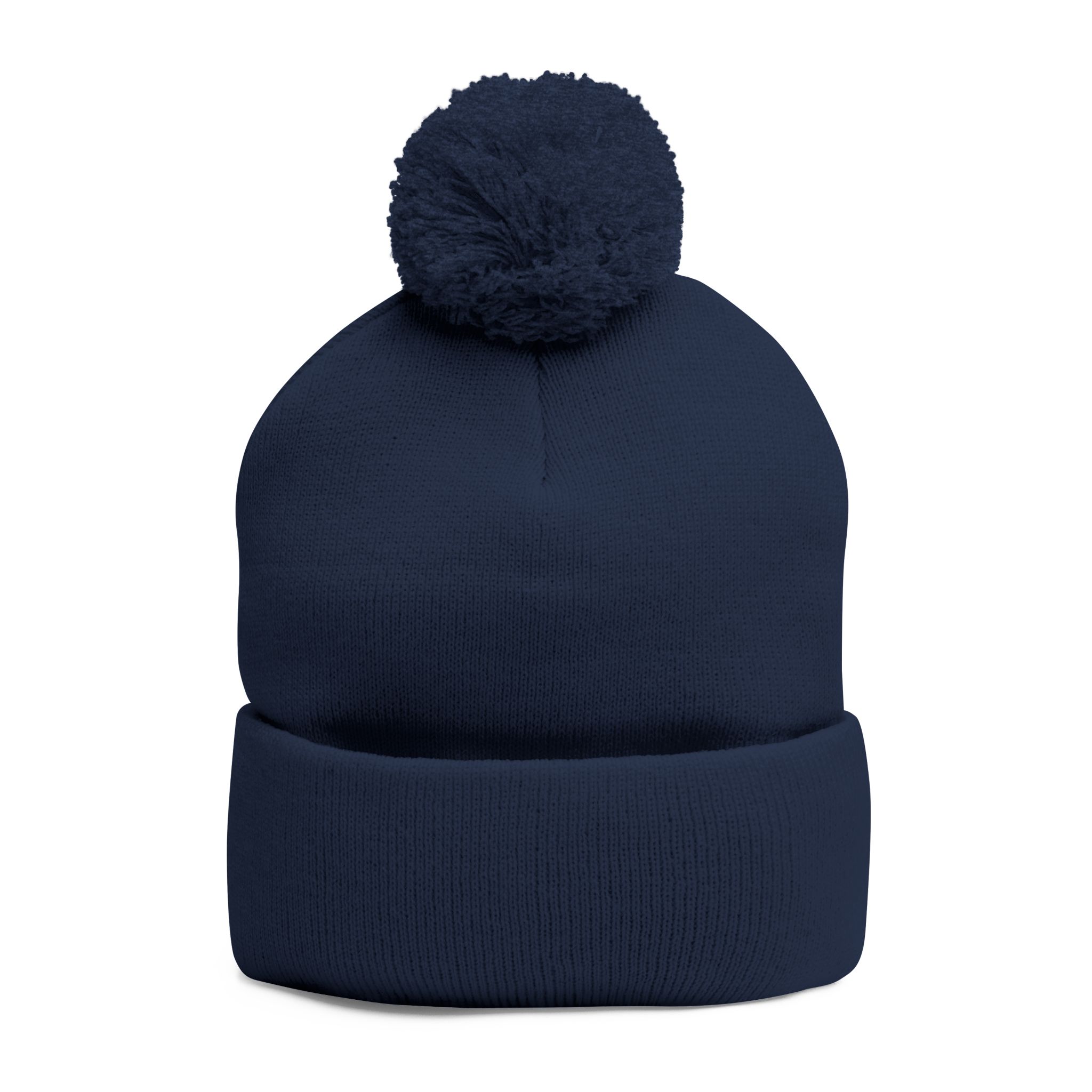 Pom-Pom Knit Cap — "No More Big Brother Stuff!" Embroidered Beanie - Image 30