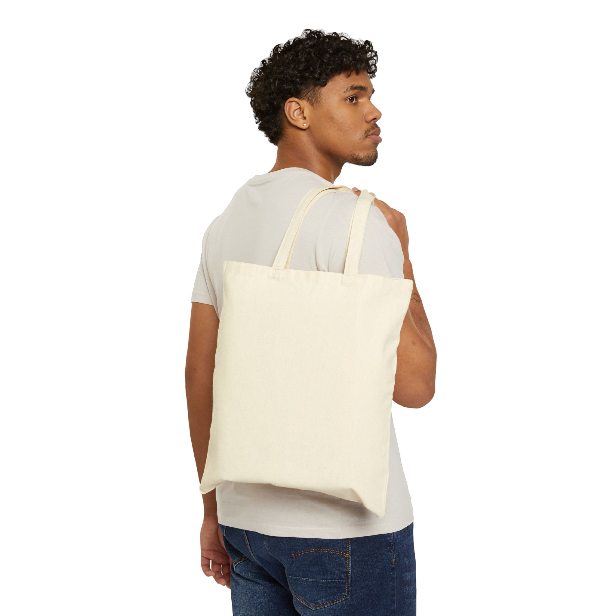 Patriotic Cotton Canvas Tote Bag, Let Freedom Reign! - Image 4