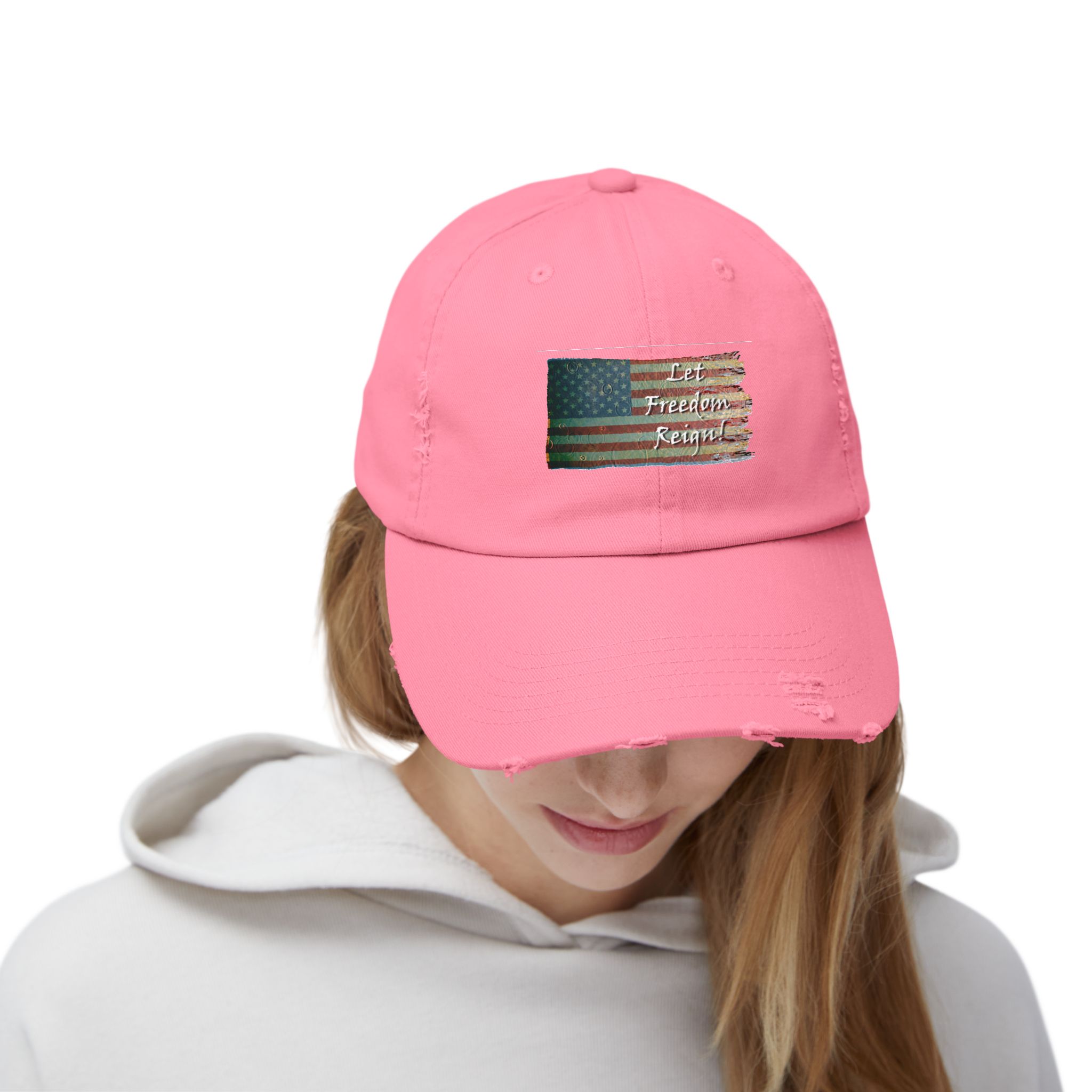 Distressed Cap — Vintage Worn-Look Baseball Hat - Image 28