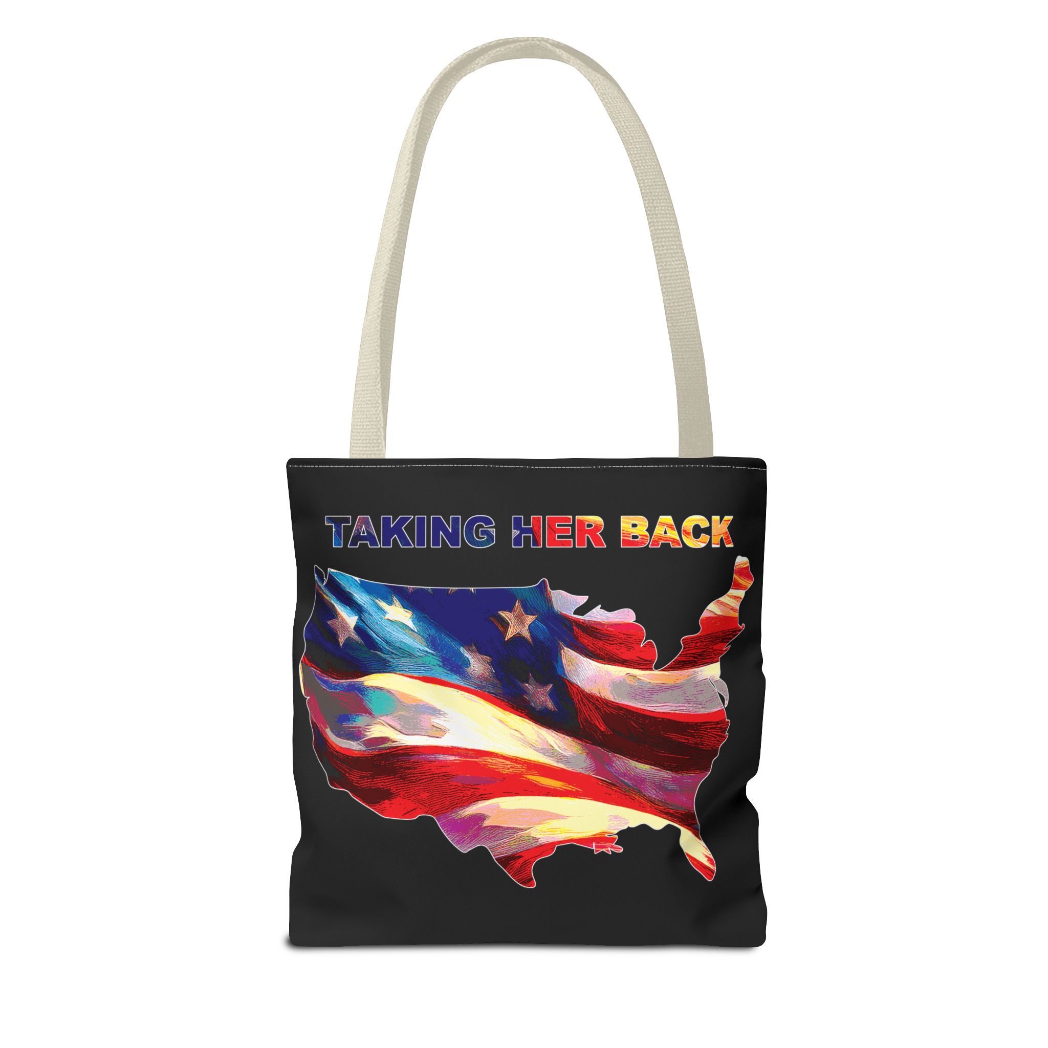 Patriotic Tote Bag - 'Taking Her Back' Design for Fourth of July and Veterans Day - Image 38