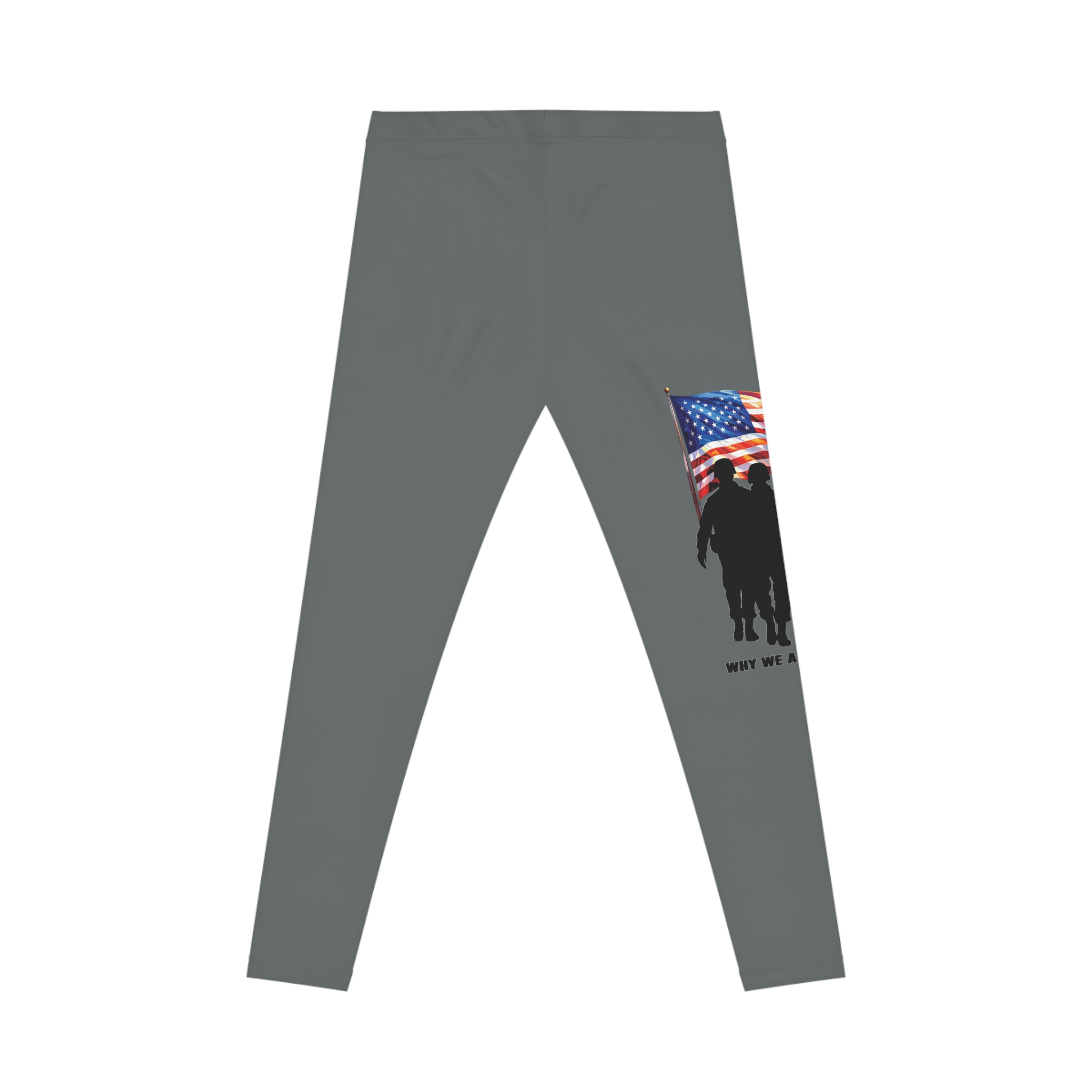 Why We Are Free Patriotic Leggings - Image 3