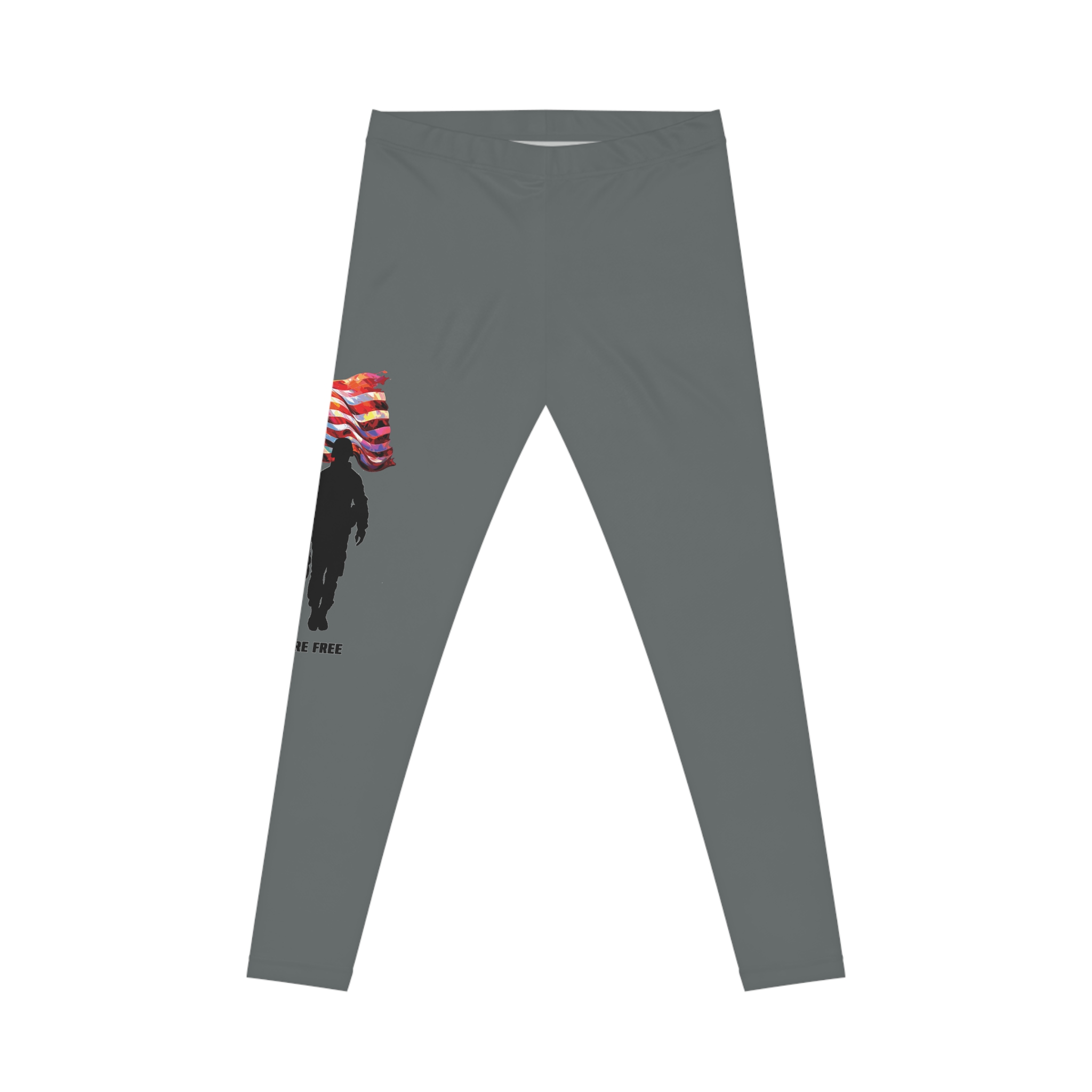 Why We Are Free Patriotic Leggings - Image 2