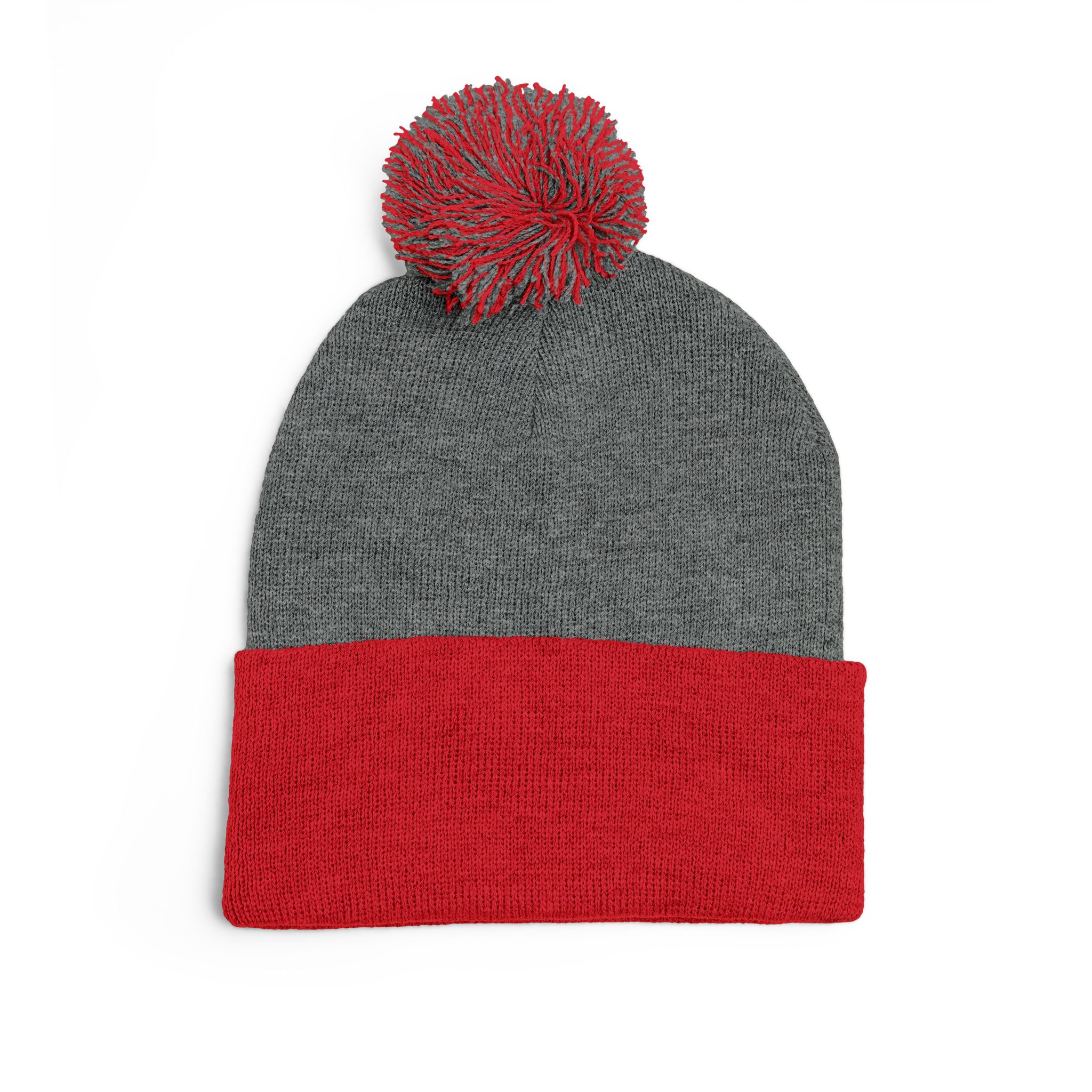 Pom-Pom Knit Cap — "No More Big Brother Stuff!" Embroidered Beanie - Image 28