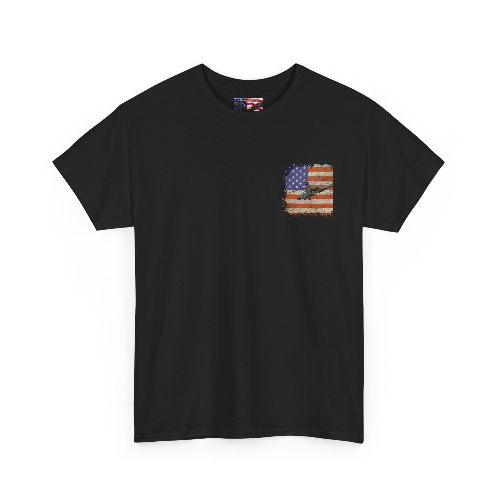 AH-64 Apache Helicopter Design with "Defend Liberty" Inner Back Label - Image 7