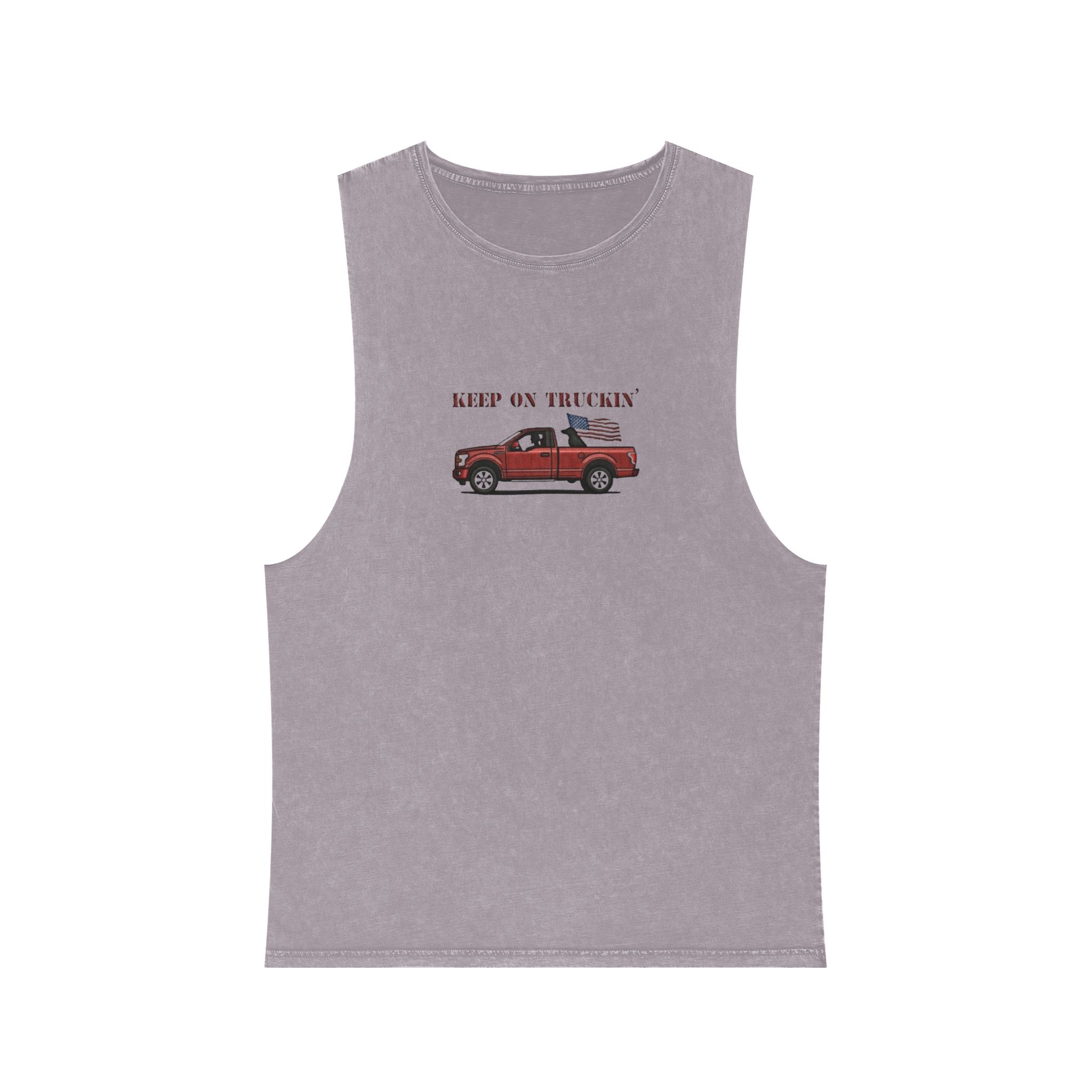 Tank Top - Keep on Truckin' Stonewash Unisex Shirt - Image 17