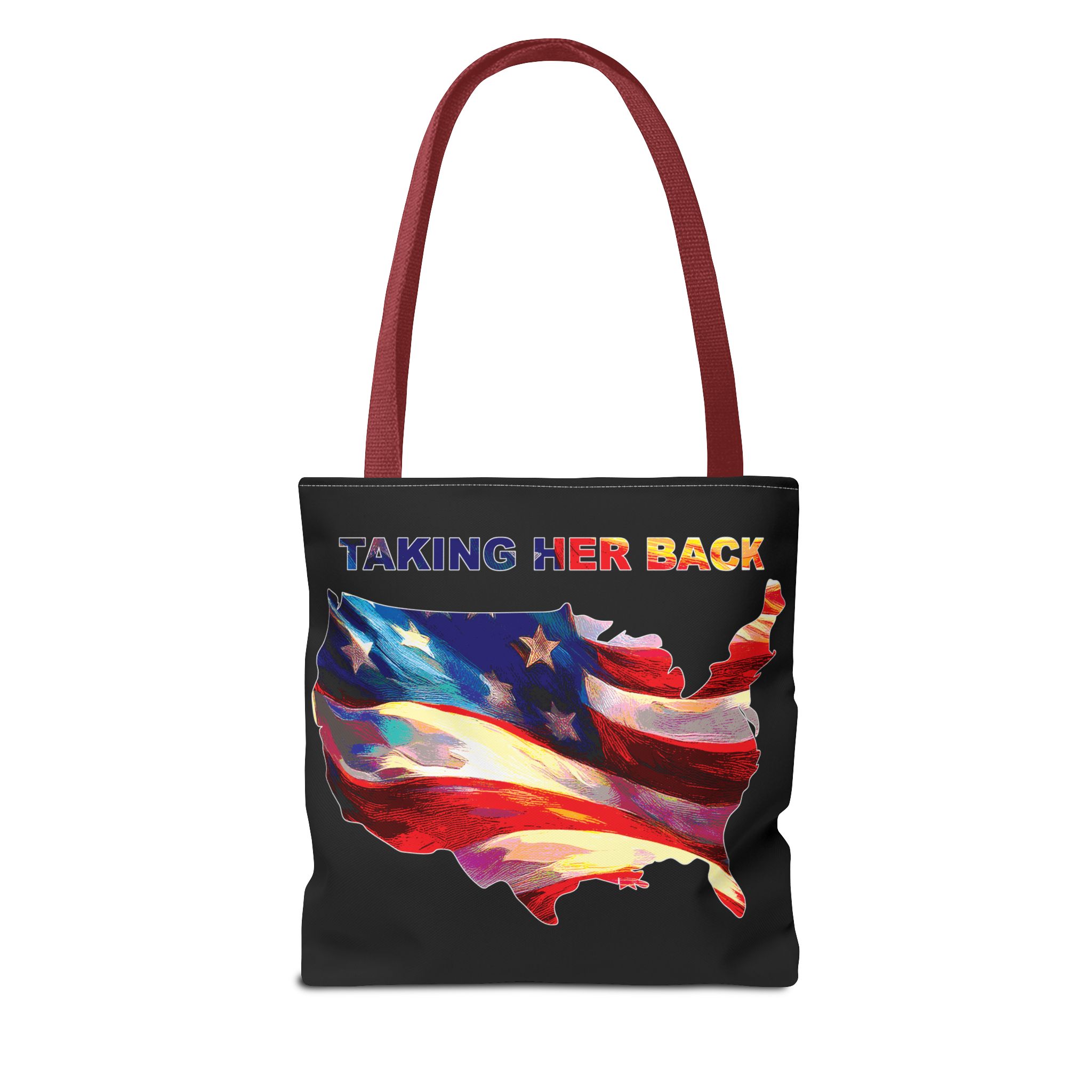 Patriotic Tote Bag - 'Taking Her Back' Design for Fourth of July and Veterans Day - Image 14