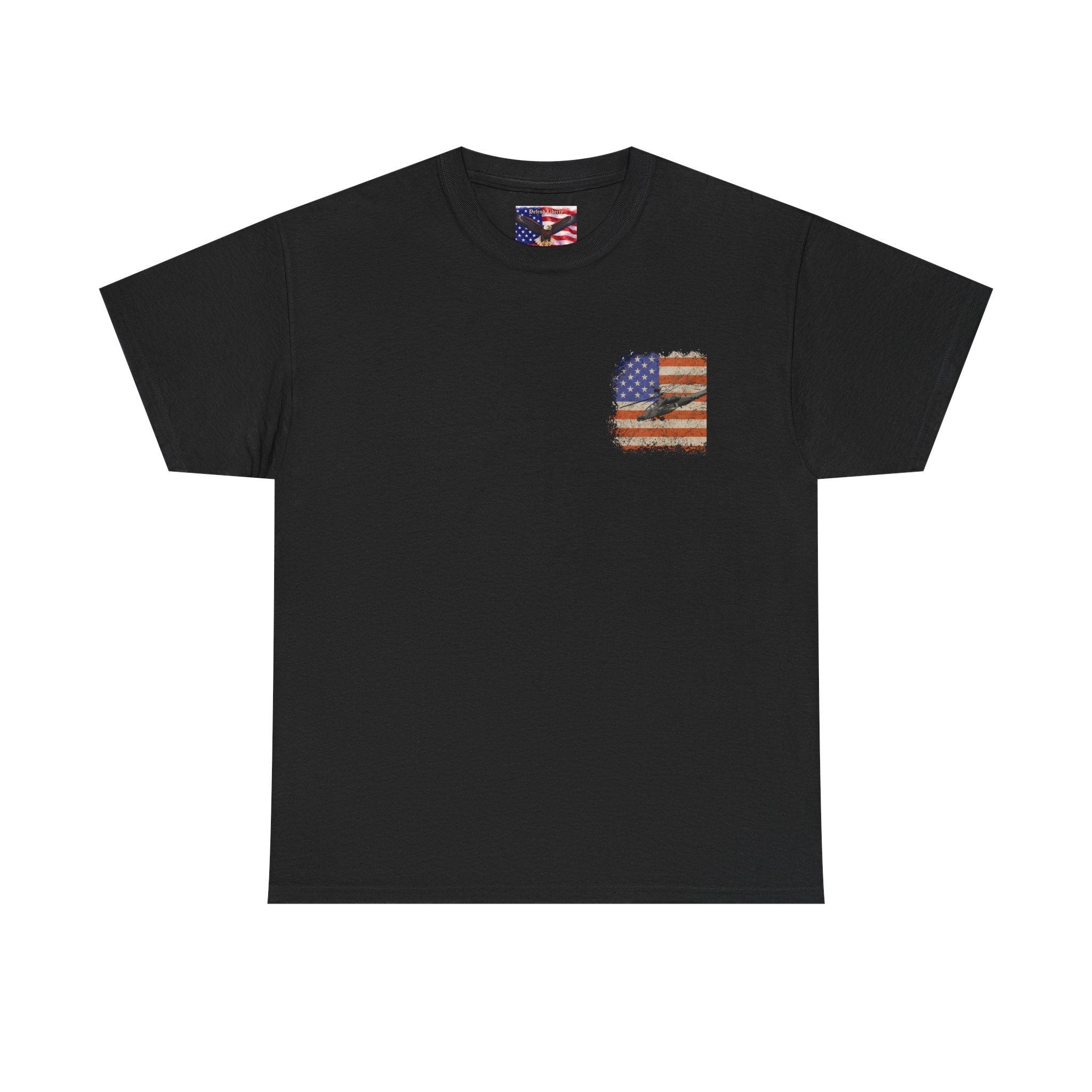AH-64 Apache Helicopter Design with "Defend Liberty" Inner Back Label - Image 5