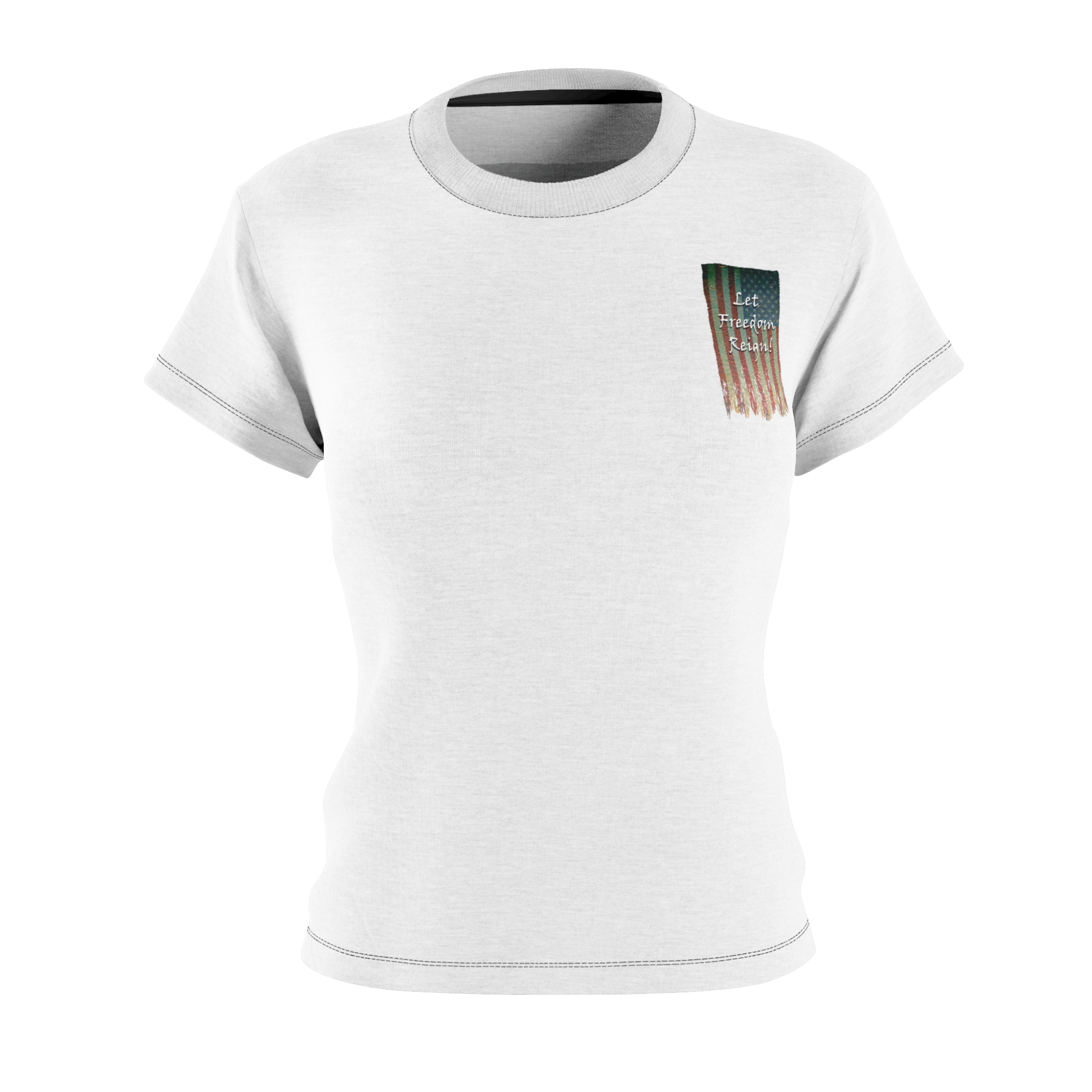 Patriotic Women's T‑Shirt — All‑Over Print USA Flag Tee - Image 5