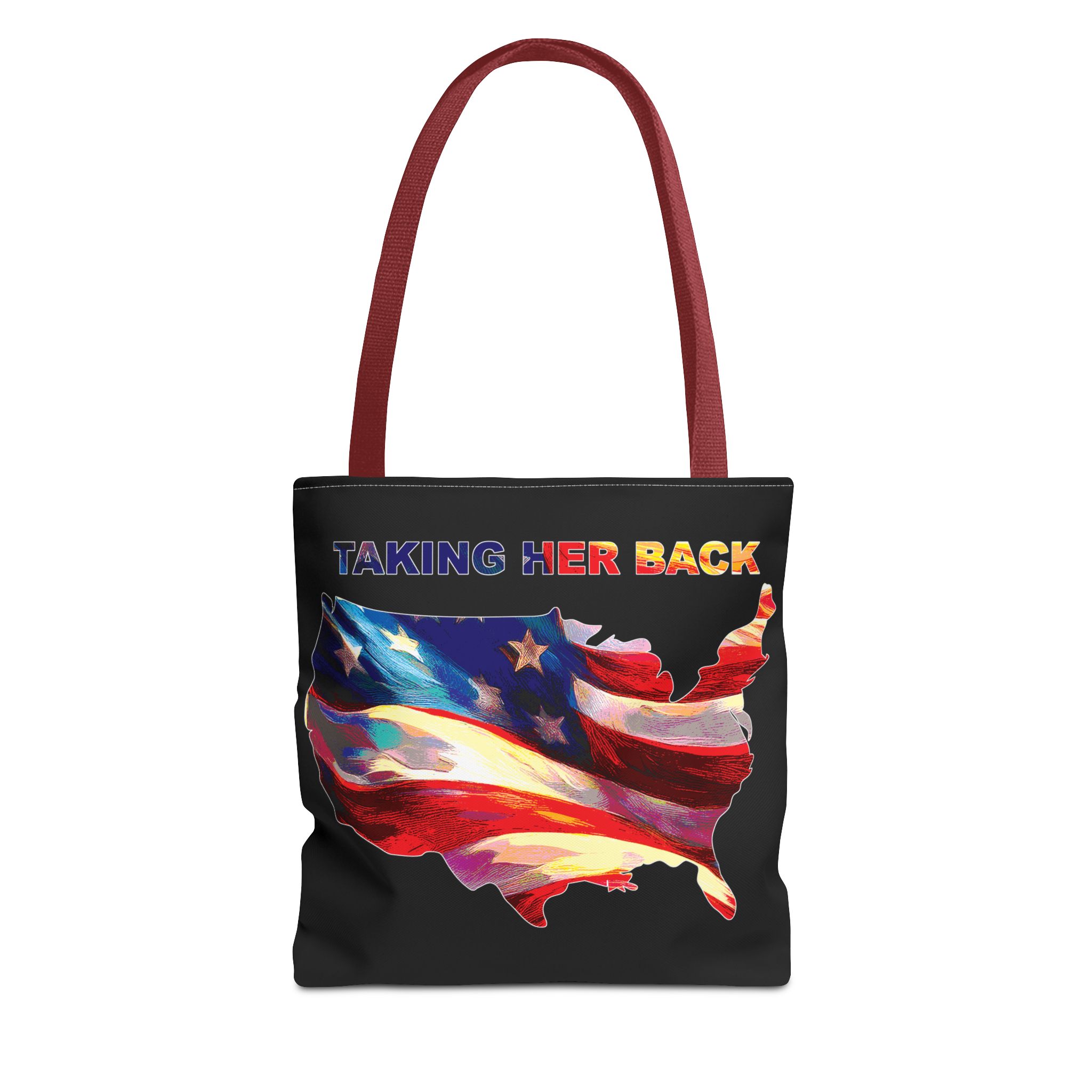 Patriotic Tote Bag - 'Taking Her Back' Design for Fourth of July and Veterans Day - Image 13