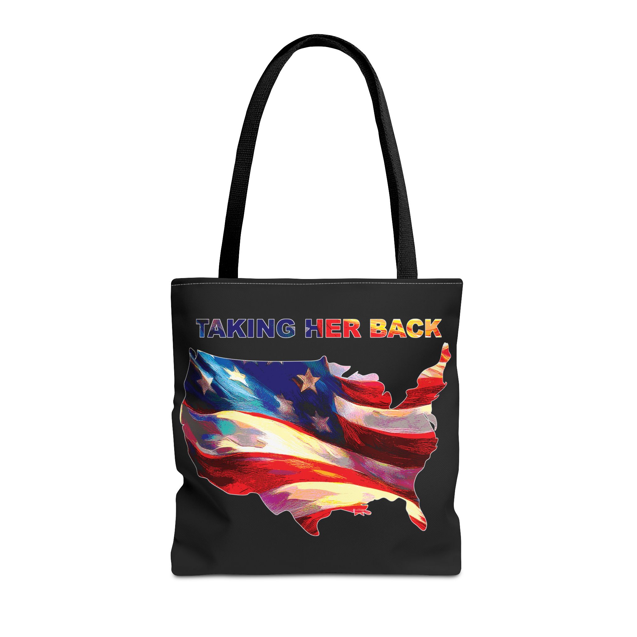 Patriotic Tote Bag - 'Taking Her Back' Design for Fourth of July and Veterans Day - Image 5
