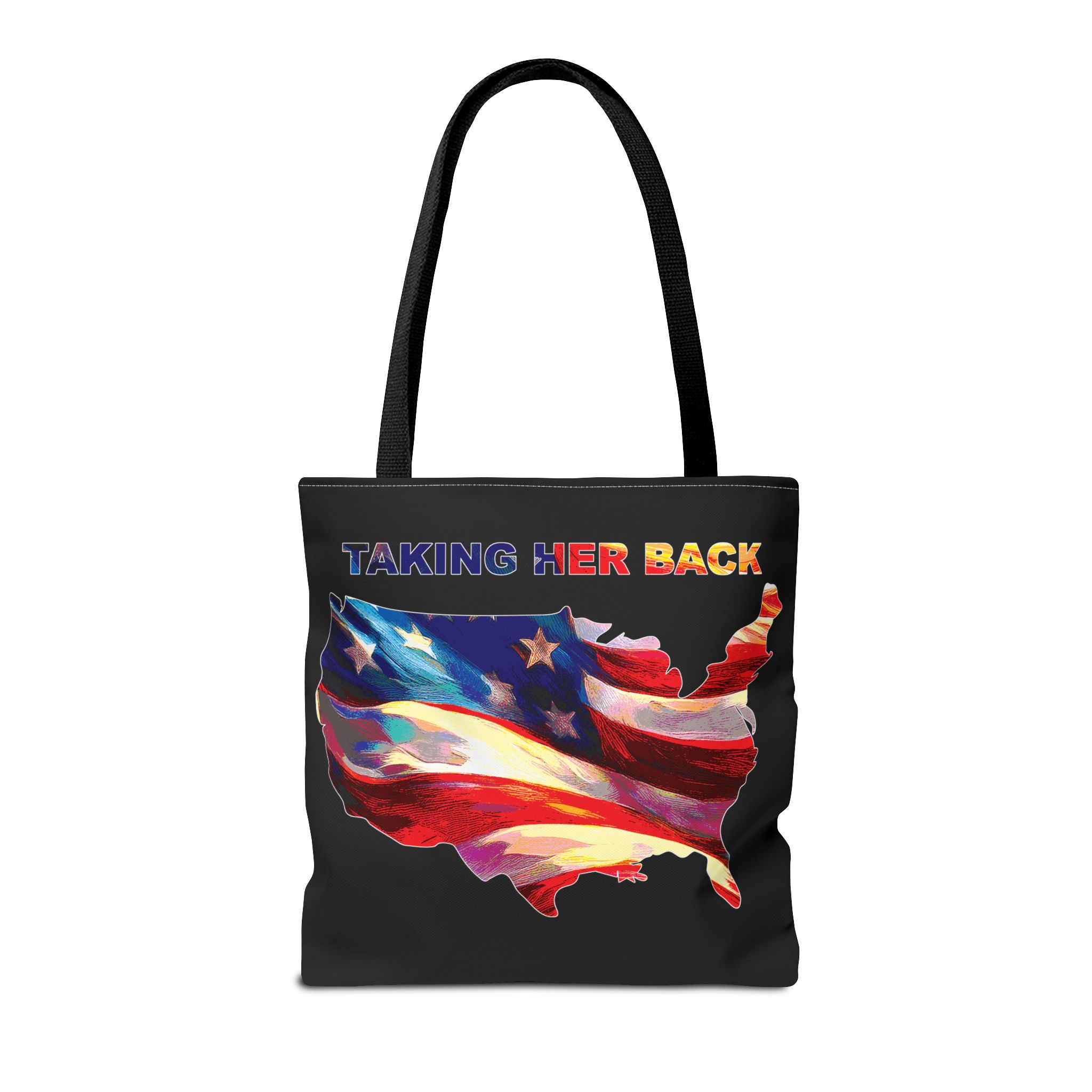 Patriotic Tote Bag - 'Taking Her Back' Design for Fourth of July and Veterans Day - Image 6