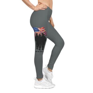 Why We Are Free Patriotic Leggings