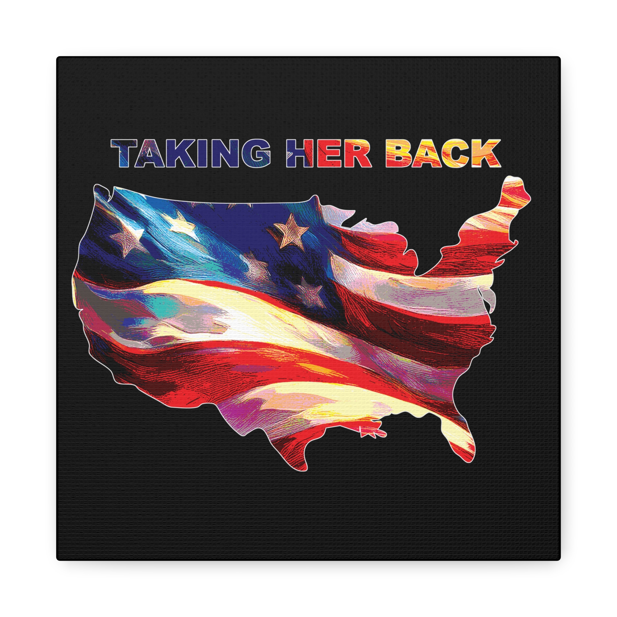 Canvas Print - 'Keep America Alive' Patriotic Home Decor - Image 205