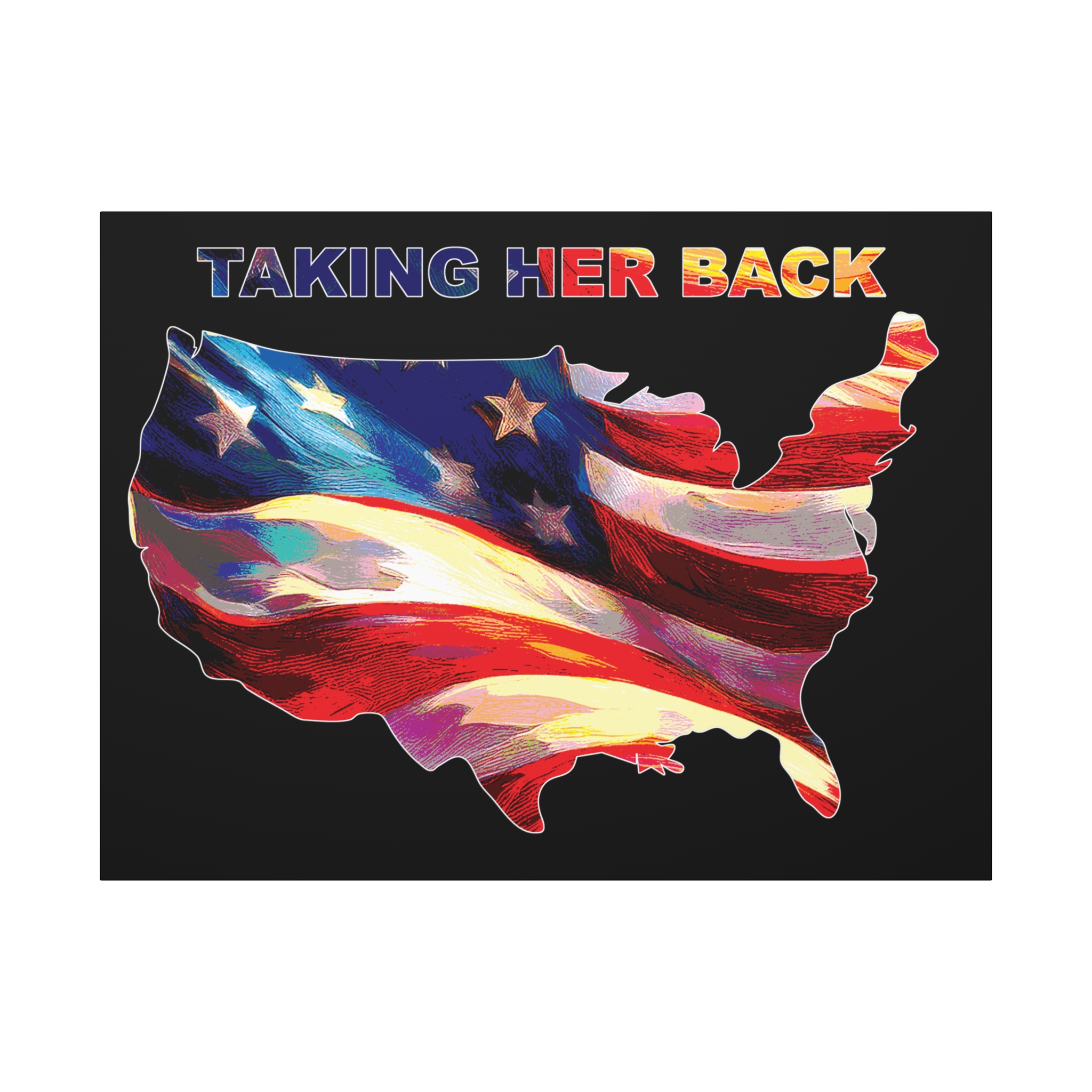 Canvas Print - 'Keep America Alive' Patriotic Home Decor - Image 85