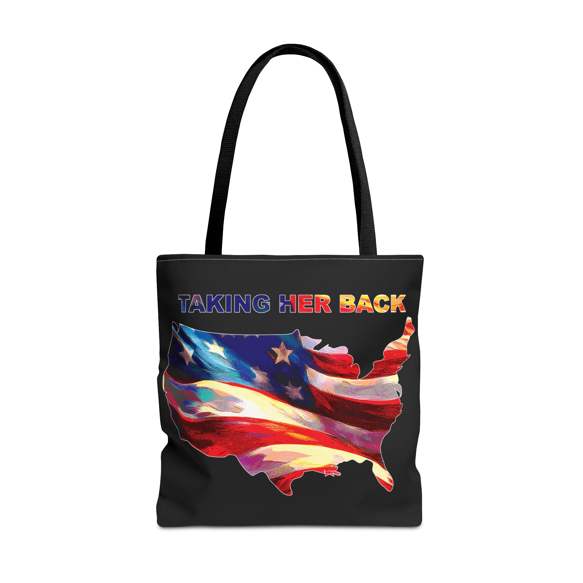 Patriotic Tote Bag - 'Taking Her Back' Design for Fourth of July and Veterans Day - Image 9