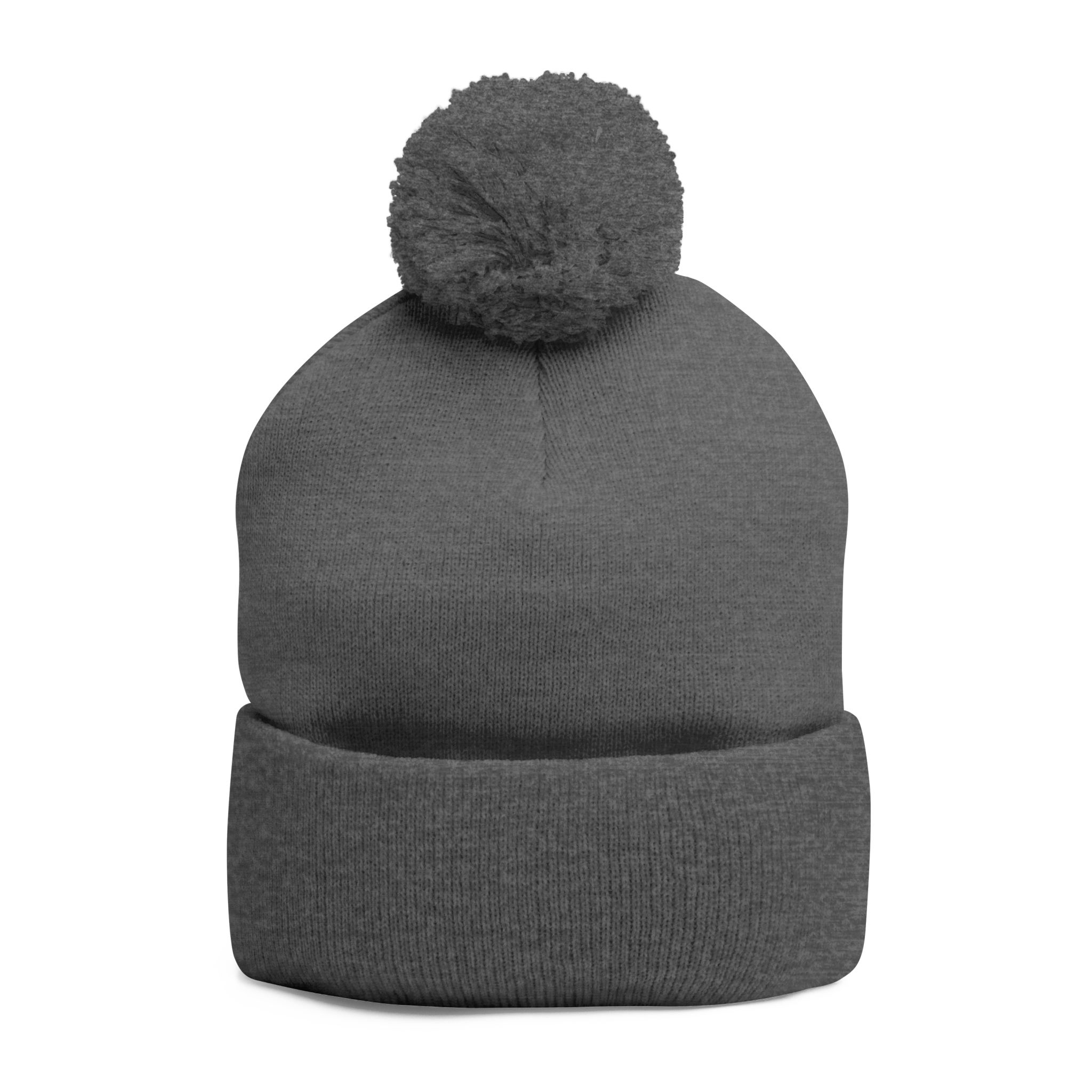 Pom-Pom Knit Cap — "No More Big Brother Stuff!" Embroidered Beanie - Image 18