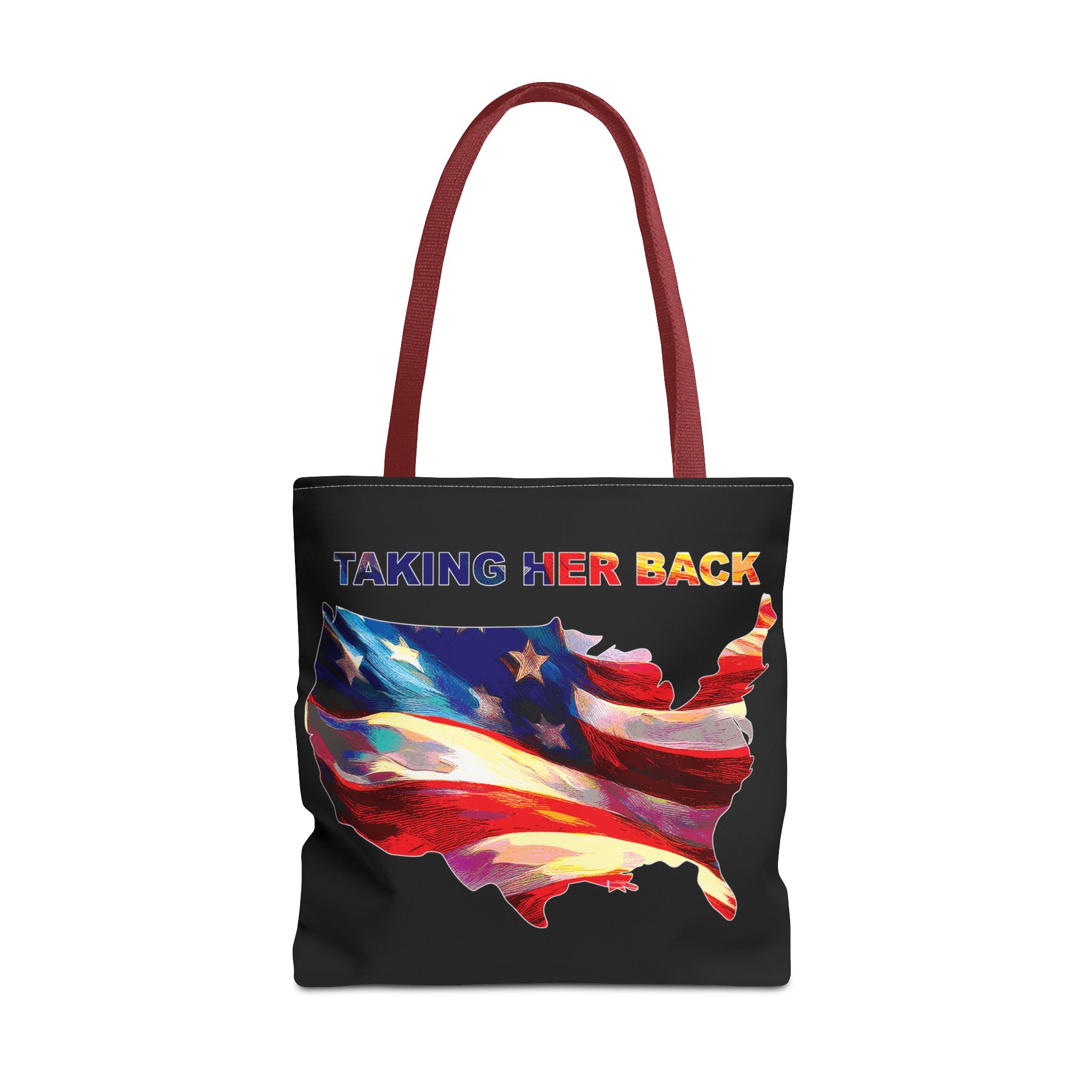 Patriotic Tote Bag - 'Taking Her Back' Design for Fourth of July and Veterans Day - Image 21