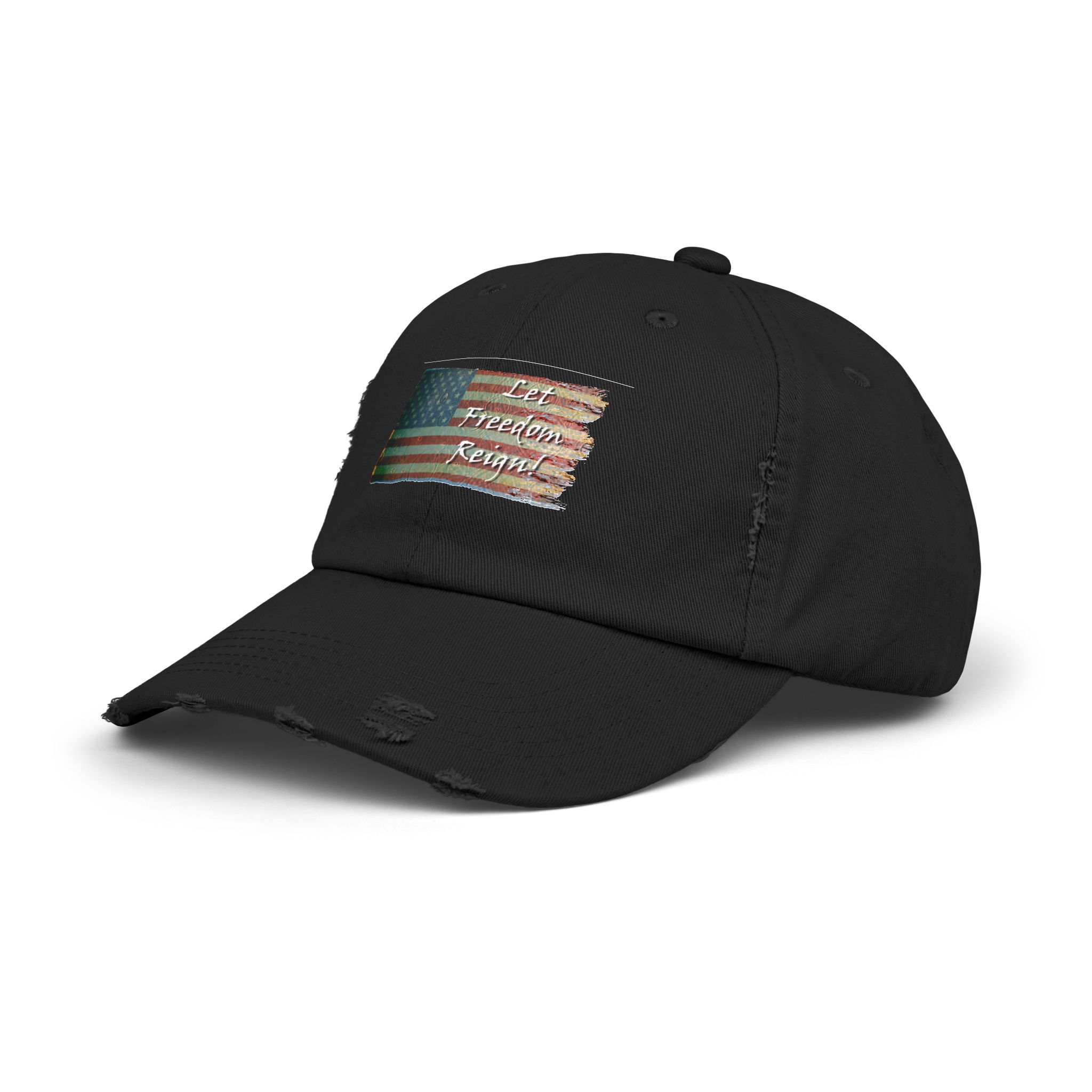 Distressed Cap — Vintage Worn-Look Baseball Hat - Image 2