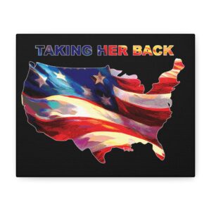 Canvas Print - 'Keep America Alive' Patriotic Home Decor