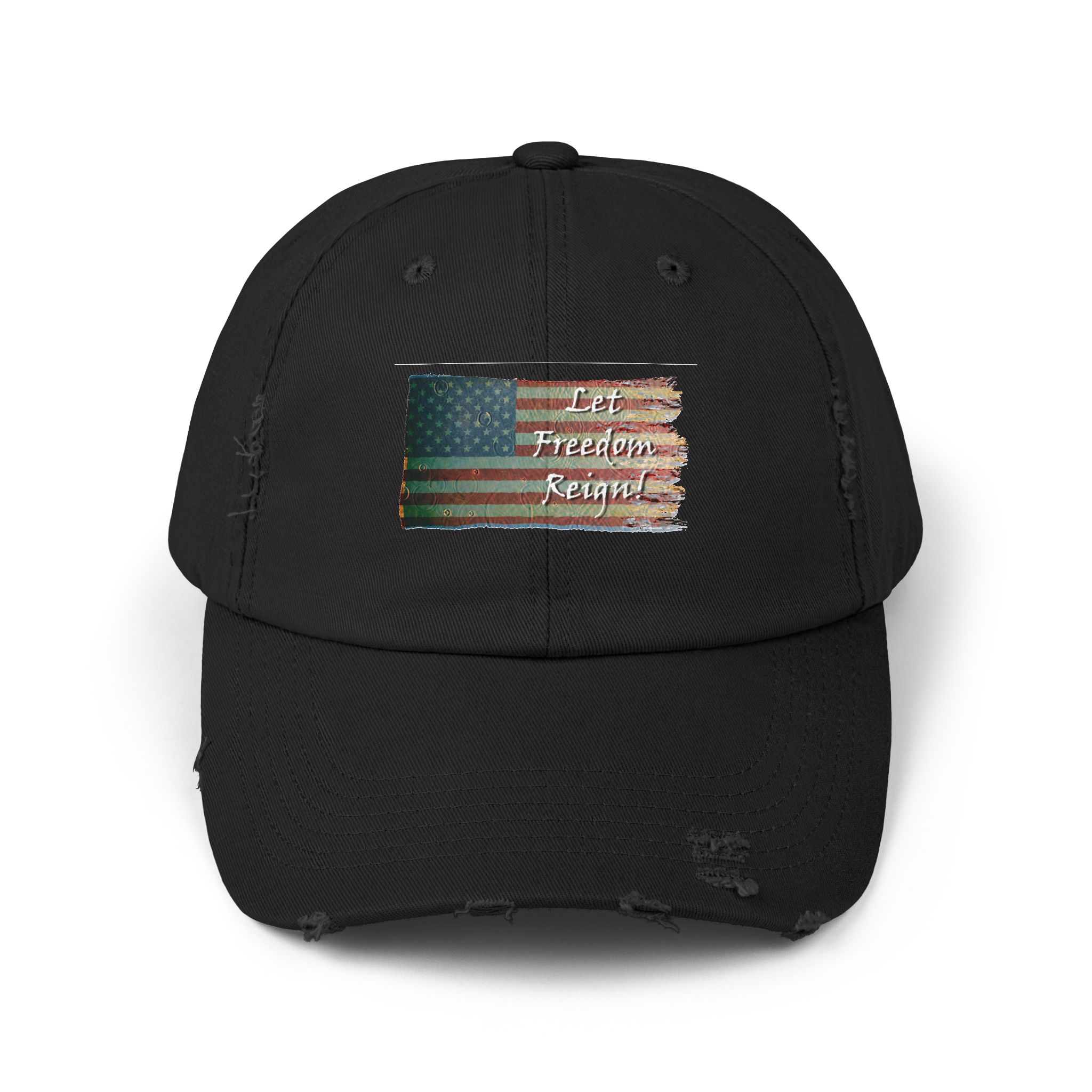 Distressed Cap — Vintage Worn-Look Baseball Hat
