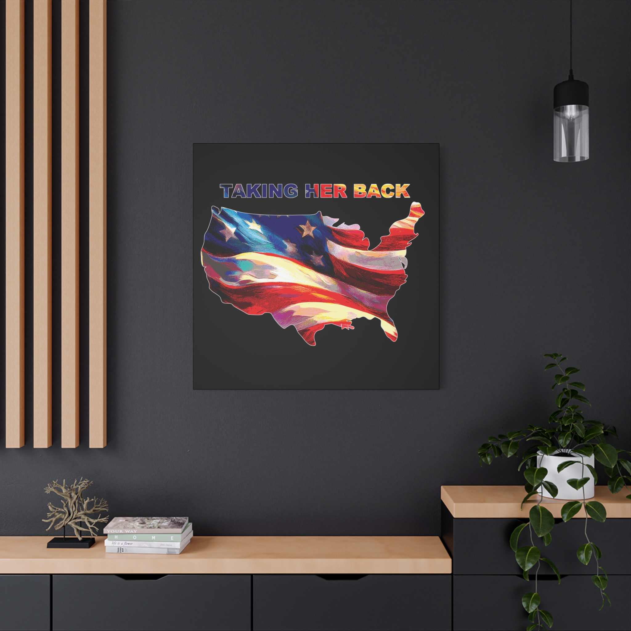 Canvas Print - 'Keep America Alive' Patriotic Home Decor - Image 240