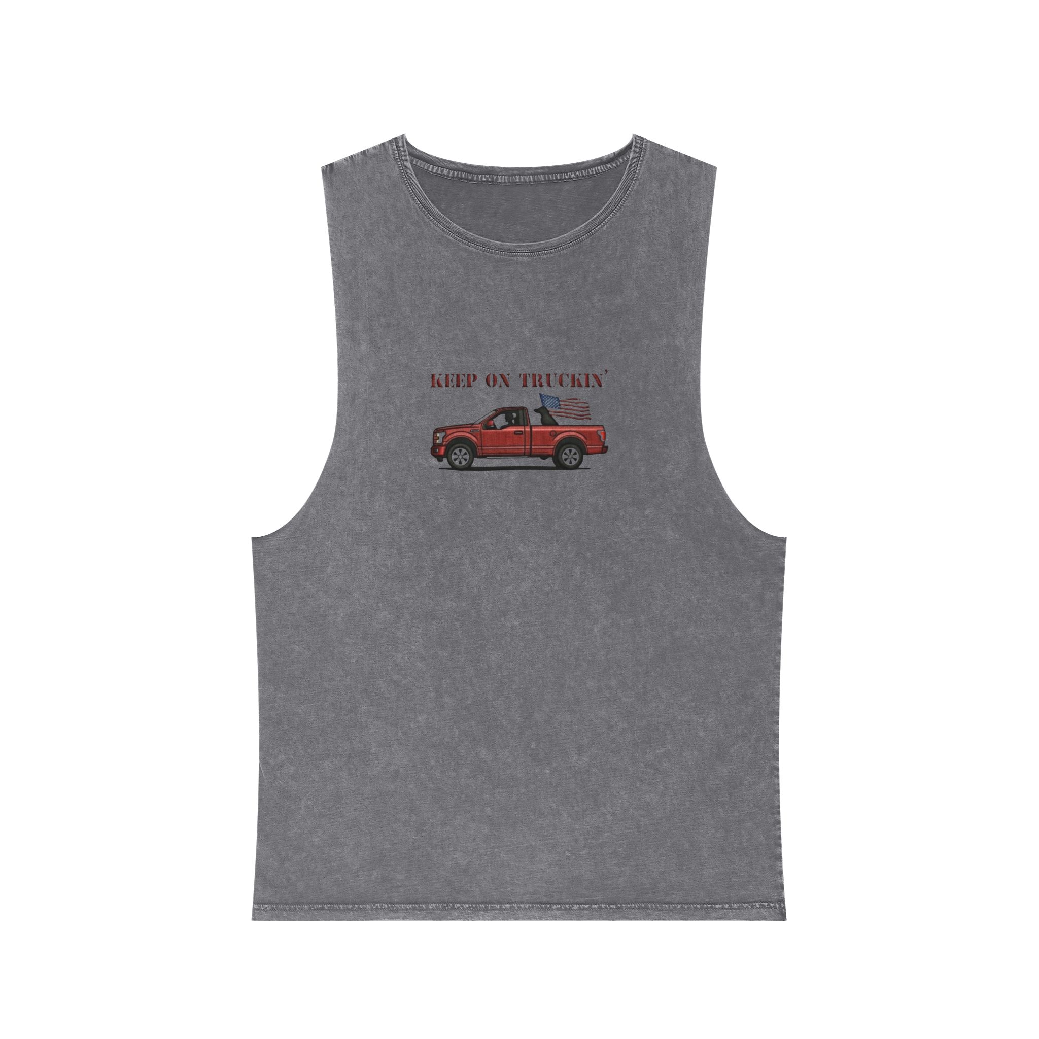 Tank Top - Keep on Truckin' Stonewash Unisex Shirt