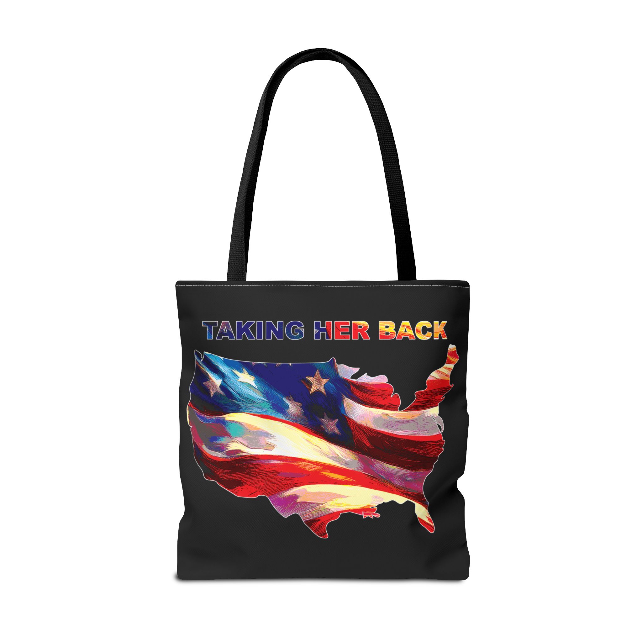Patriotic Tote Bag - 'Taking Her Back' Design for Fourth of July and Veterans Day - Image 10
